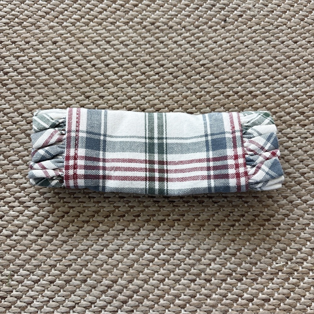 Longaberger Market Day Plaid Handle Gripper